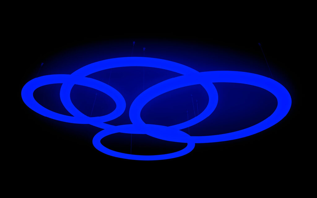 rota-form - rota light - ARICON - SCULPTURAL POLYMER LUMINAIRES - Torus - Variations - Blue